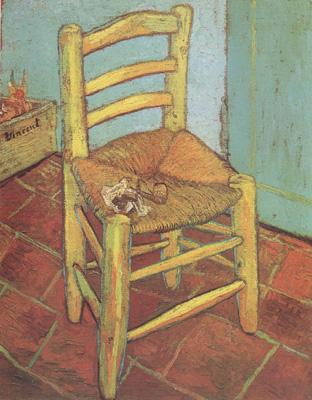Vincent Van Gogh Vincent's Chair with His Pipe (nn04) oil painting image